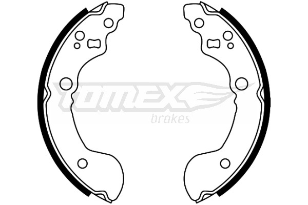 TOMEX Brakes Bremsbackensatz